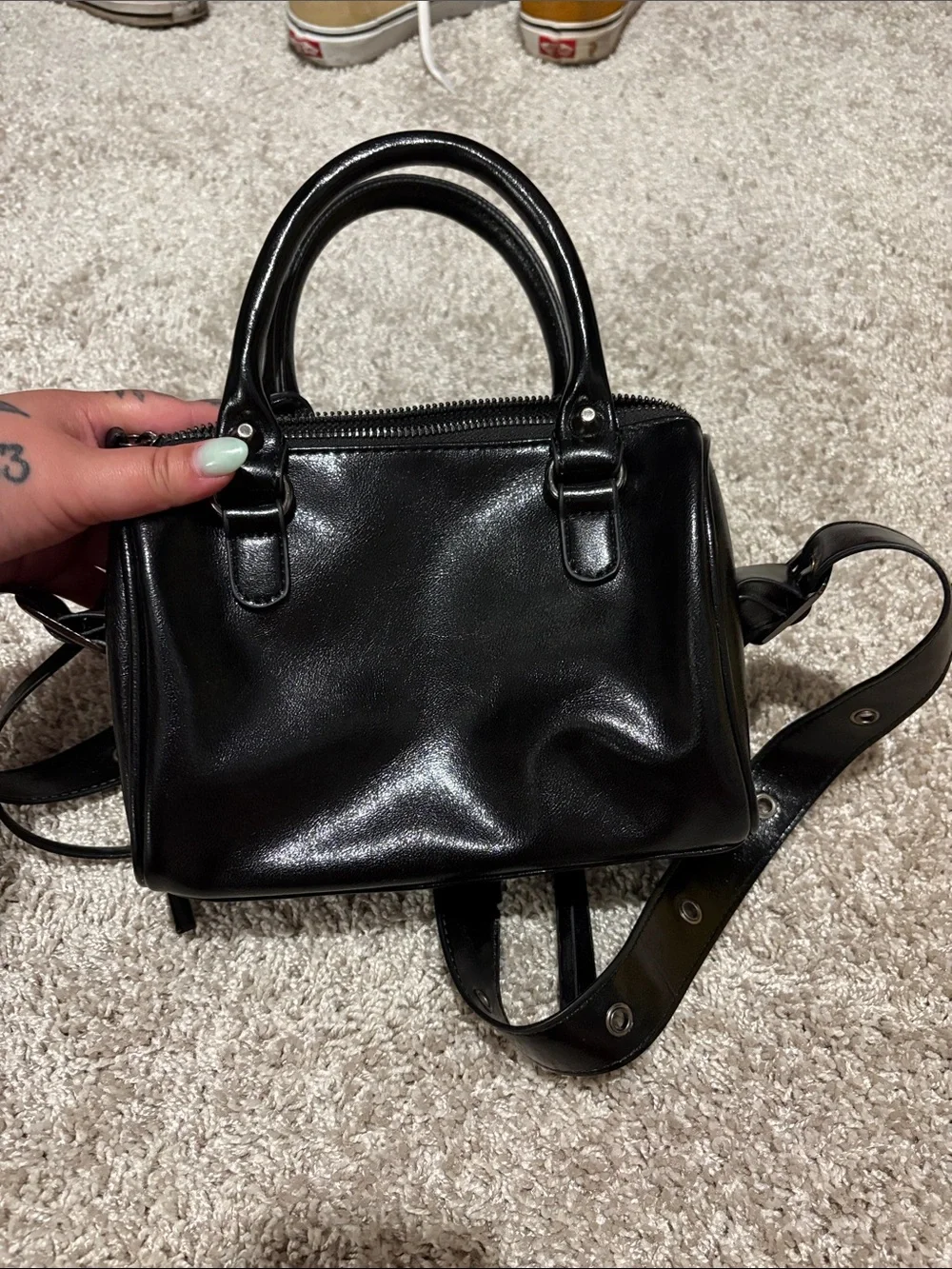 Black mini purse/crossbody